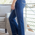 Sail Blue Western Stitch Patched Pocket Bootcut Jeans - Foto 3