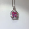 5 Carat Moissanite 925 Sterling Silver Pendant Necklace