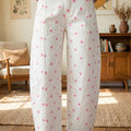 Blau maßgeschneiderte Polka-Punkt-Muster Casual Jeans mit Fassmuster – Damenmode Bild 6 - Foto 6