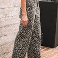 Yellow Leopard Straight Loose Leg Jeans - Foto 3