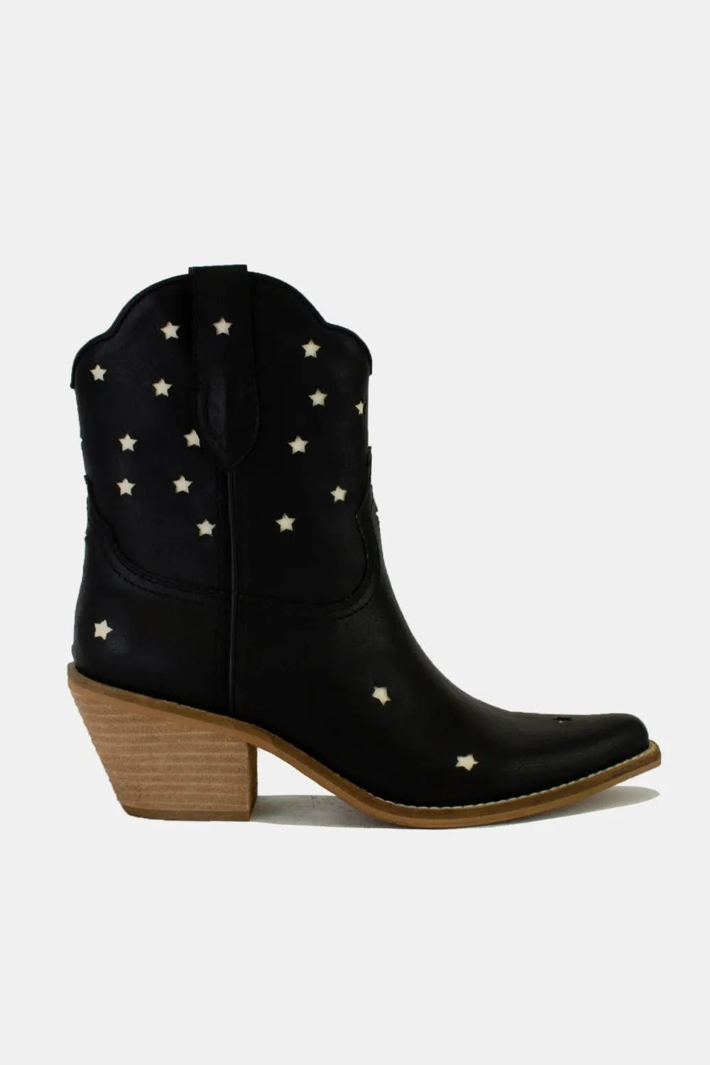 Beast Fashion Faux Leather Star-Shaped Cutouts Point Toe Boots - Mode Feminine Exclusive & Vetements | Redblad France