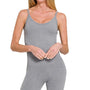 Zenana Ribbed Seamless Bodysuit