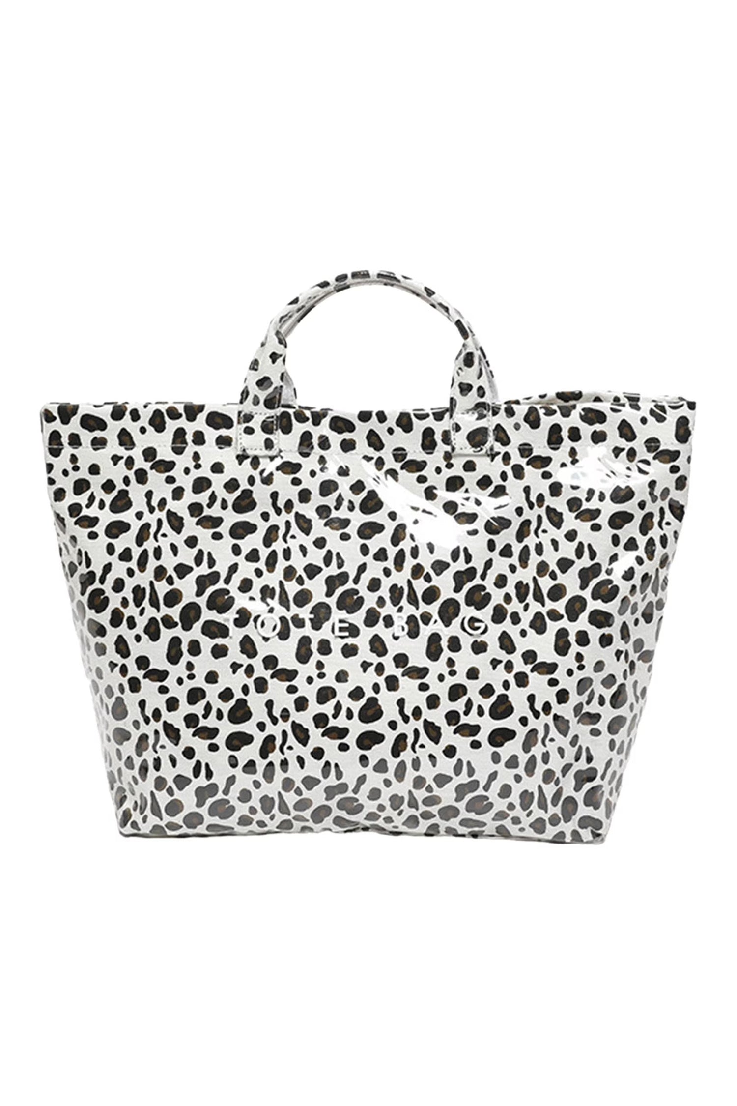 Brown Leopard PU Leather Water Proof Tote Bag - Damesmode Afbeelding 6