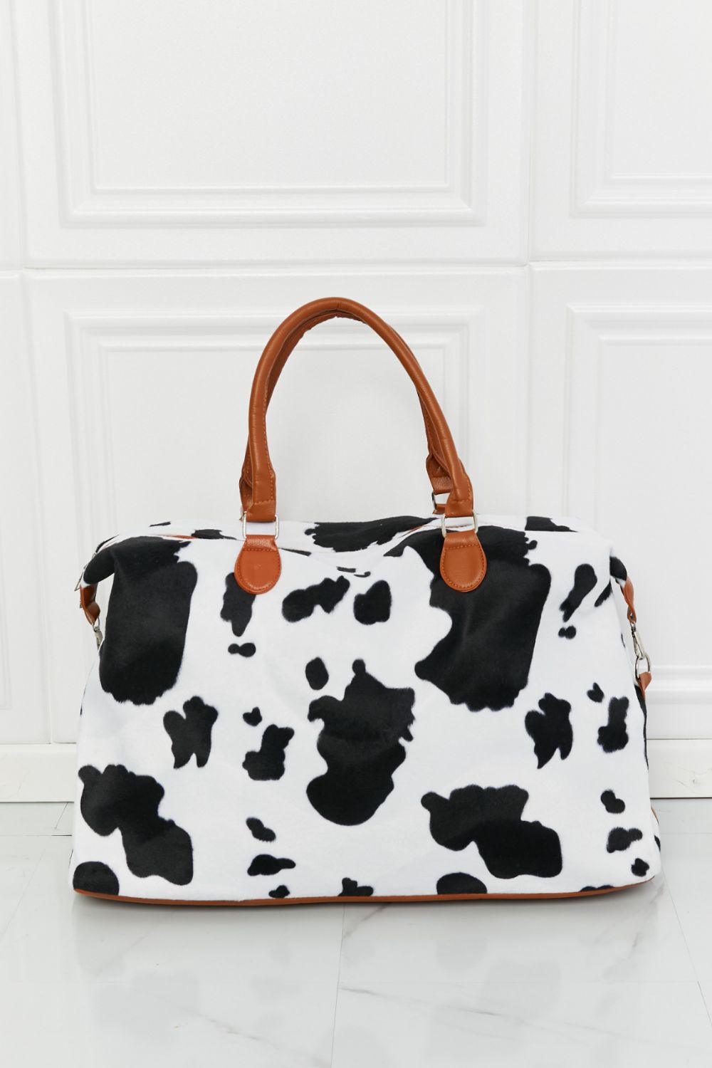 Animal Print Plush Weekender Bag - Luxe Damesmode & Kleding Collectie | Redblad Nederland
