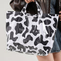 Borsa da viaggio White Cow Spots con stampa - Foto 1