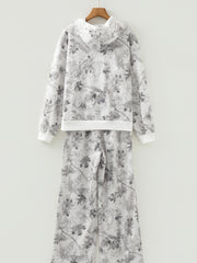 Light Grey Light Woodland Camo Classic Hoodie and Sweatpants Set - Miniatuur