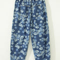Vaqueros delicados de cordón floral azul cielo - Foto 6