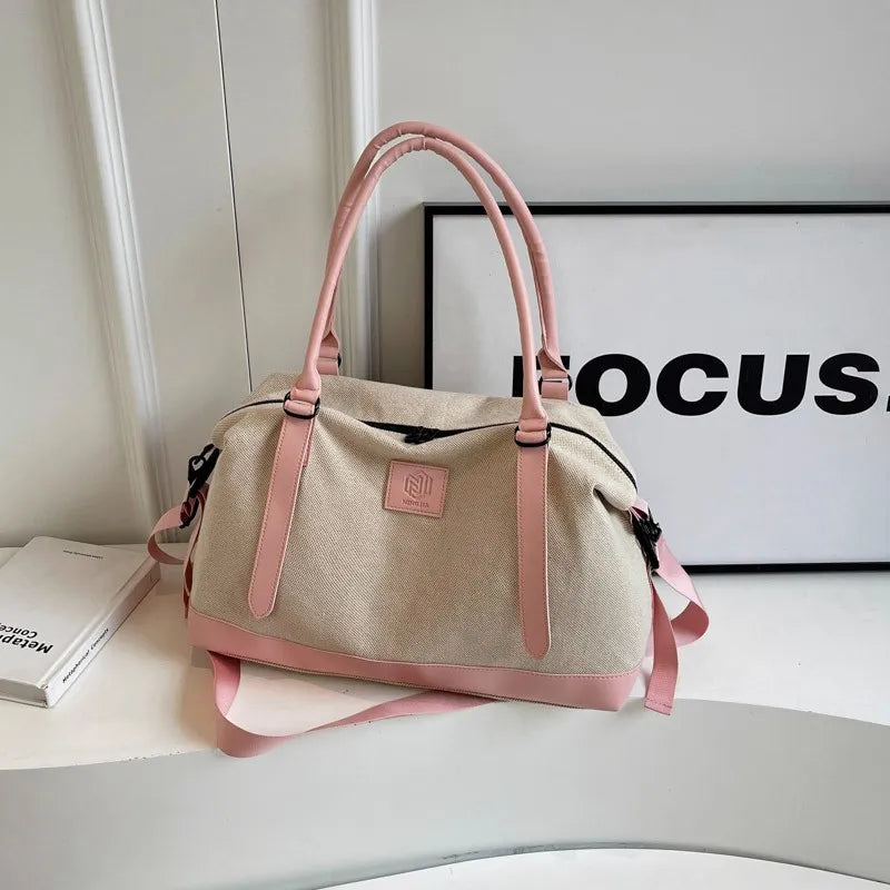 Contrast Travel Bag - Luxe Damesmode & Kleding Collectie | Redblad Nederland