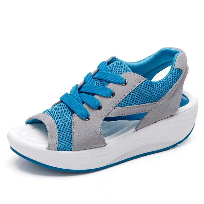 Mesh Breathable Platform Sandals
