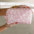 Blackish Green Leopard Print PVC Travel Makeup Organizer Cosmetic Bag - Damesmode Afbeelding 5 - Foto 5