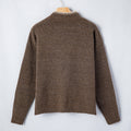 Pullover mit langen Ärmeln mit Chicory Coffee Blumenmuster und hohem Ausschnitt - Foto 5