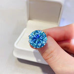 5 Carat Moissanite 925 Sterling Silver Ring | Redblad 18K Solid Gold & Certified Diamond Rings