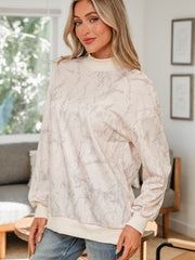 Khaki-Tarnkleidung mit Mock-Neck-Pullover - Miniatuur