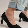 Beast Fashion Faux Suede Point Toe Pumps