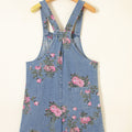 Myosotis Floral Print Denim Shortalls - Foto 4