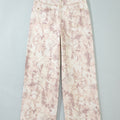 Khaki Woodland Camo Bauchkontroll Denim Breet Been Jeans - Foto 6