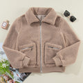Liicht franséisch beige Zipper-Täsch Wanter-Jackett - Foto 5