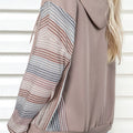Sudadera ancha con patchwork de bloques de colores DUNE - Foto 2