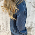 Real Teal Cord Zuchschnouer Kapuzen-Täsch Zip-up Jackett - Foto 3