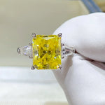 5 Carat Moissanite 925 Sterling Silver Ring | Redblad 18K Solid Gold & Certified Diamond Rings