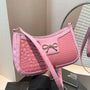 Bow PU Leather Shoulder Bag