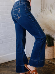 Jeans droits à couture profonde Sail Blue Center - Miniatuur