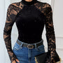 Lace Mock Neck Bodysuit