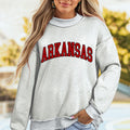 Hellgrauer ARKANSAS/AR doppelseitiger Pullover mit Mock-Neck-Reversibel - Foto 4
