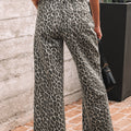 Yellow Leopard Straight Loose Leg Jeans - Foto 2