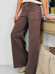 Dusk Blue retro vaskede gummijeans med patchlomme - Miniatuur