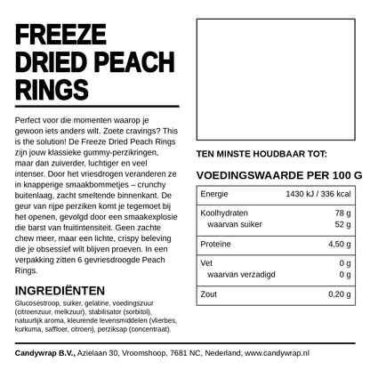 Freeze Dried Peach Rings