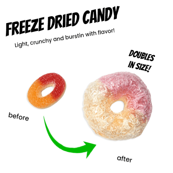 Freeze Dried Peach Rings