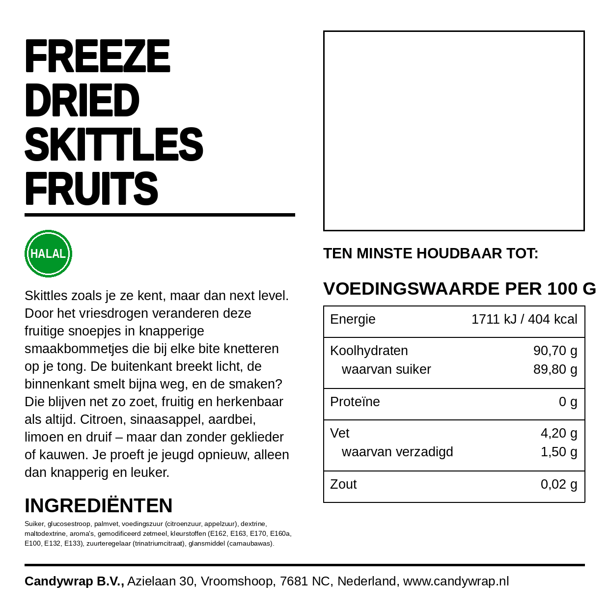 Freeze Dried Skittles Fruits
