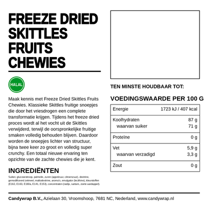 Freeze Dried Skittles Fruits Chewies