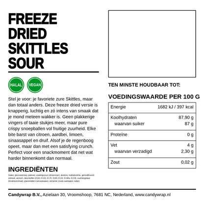 Freeze Dried Skittles Sour