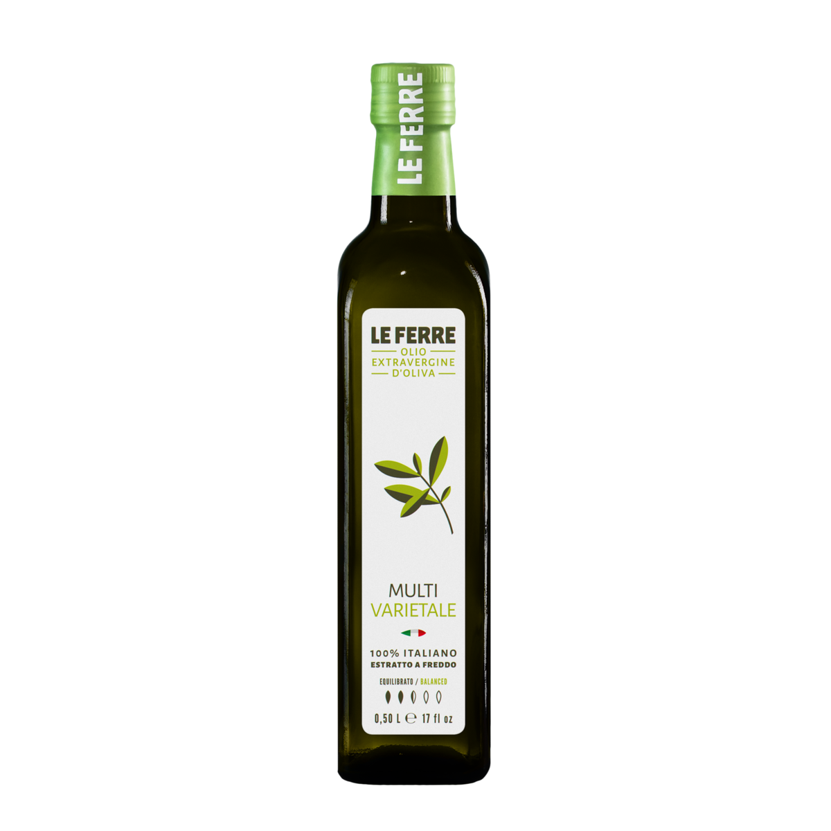 Fles Le Ferre Multivarietale extra vergine olijfolie