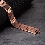Maxi puur koperen Magneet Armband (3 magneet lagen) &ndash; Detail 2 | RedBlad