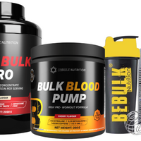 MEGADEAL 2 Pack: Whey Protein 2000g + Creatine + Pre-Workout Bulk Blood + BeBulk Shaker thumbnail