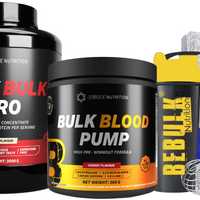 MEGADEAL 2 Pack: Whey Protein 2000g + Creatine + Pre-Workout Bulk Blood + BeBulk Shaker thumbnail