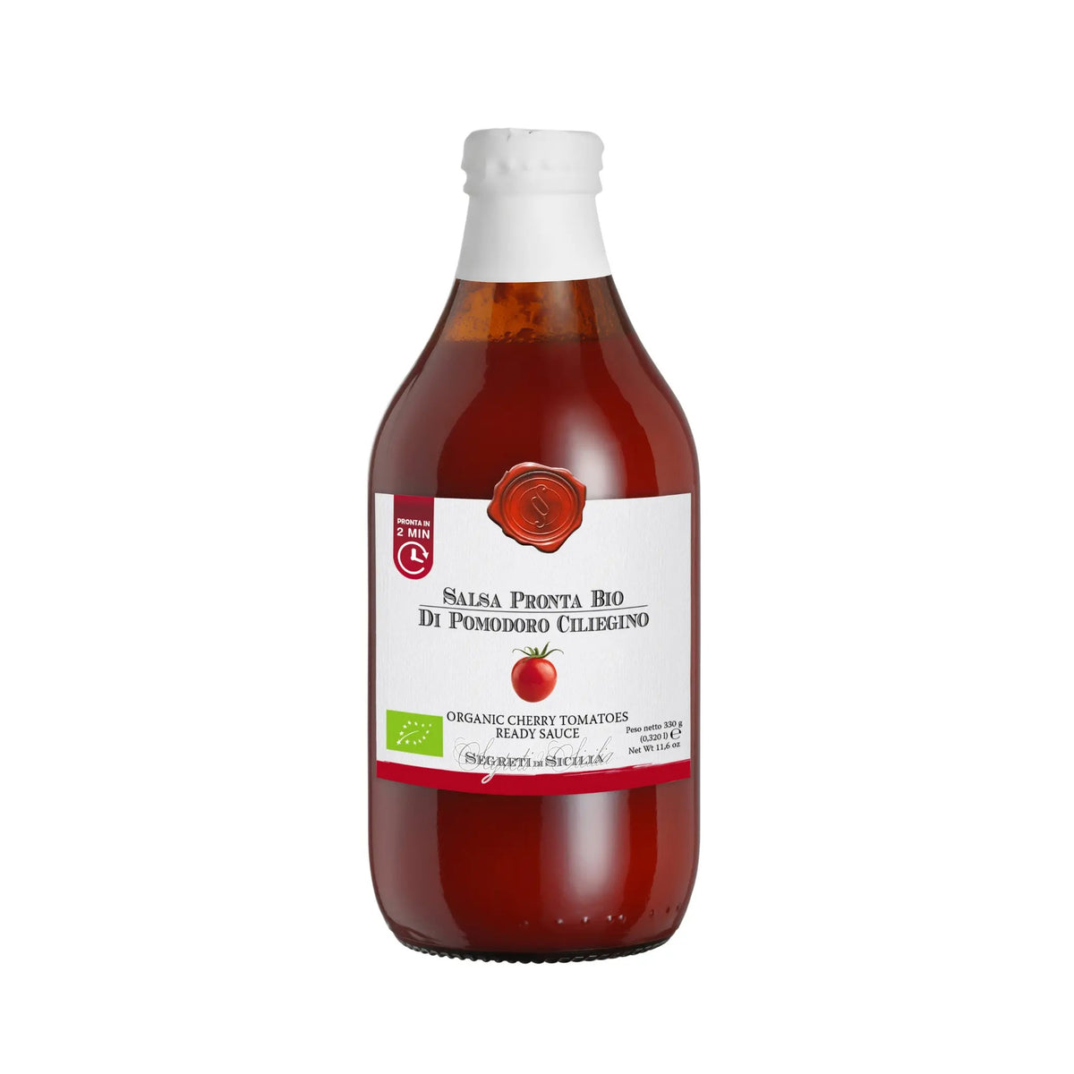 Biologische Cherry Tomaten Kant en Klaar Saus