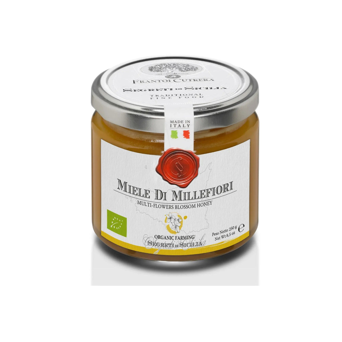 Pot biologische Siciliaanse multibloemenhoning