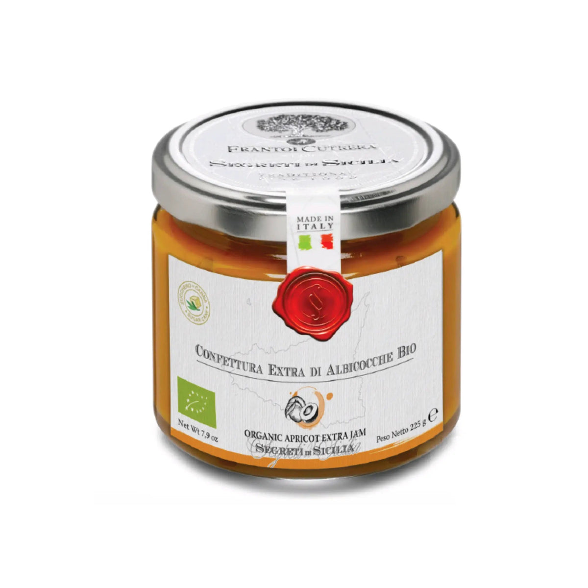 Siciliaanse Biologische Abrikozen Jam