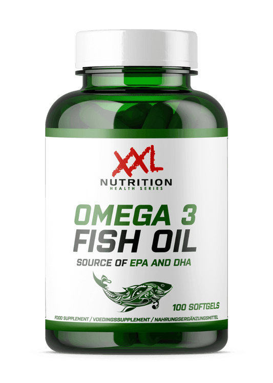Omega 3 Fish Oil - 100 softgels - XXL Nutrition