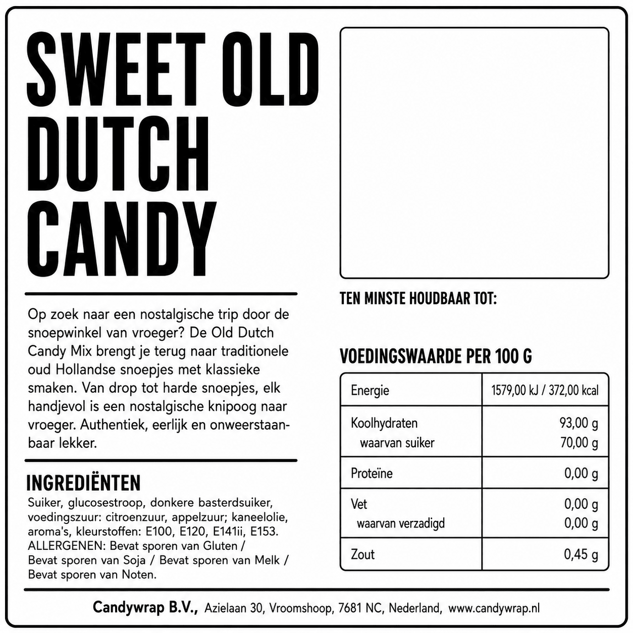 Sweet Old Dutch Candy