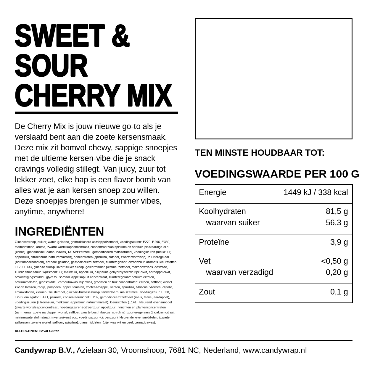 Sweet & Sour Cherry Mix