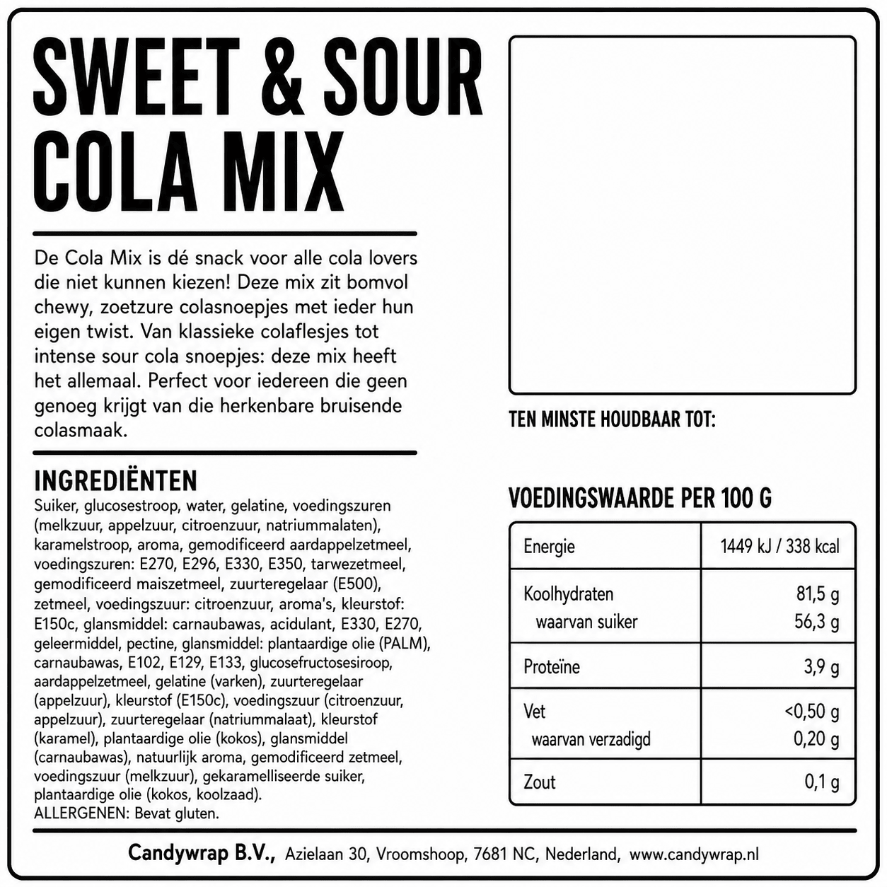 Sweet & Sour Cola Mix