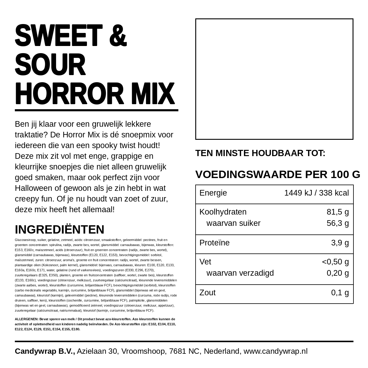 Sweet & Sour Horror Mix