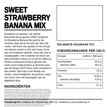 Sweet Strawberry Banana Mix