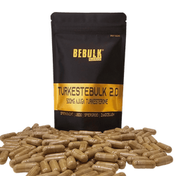 TurkesteBulk 2.0 van BeBulk Nutrition, 30 tot 180 capsules